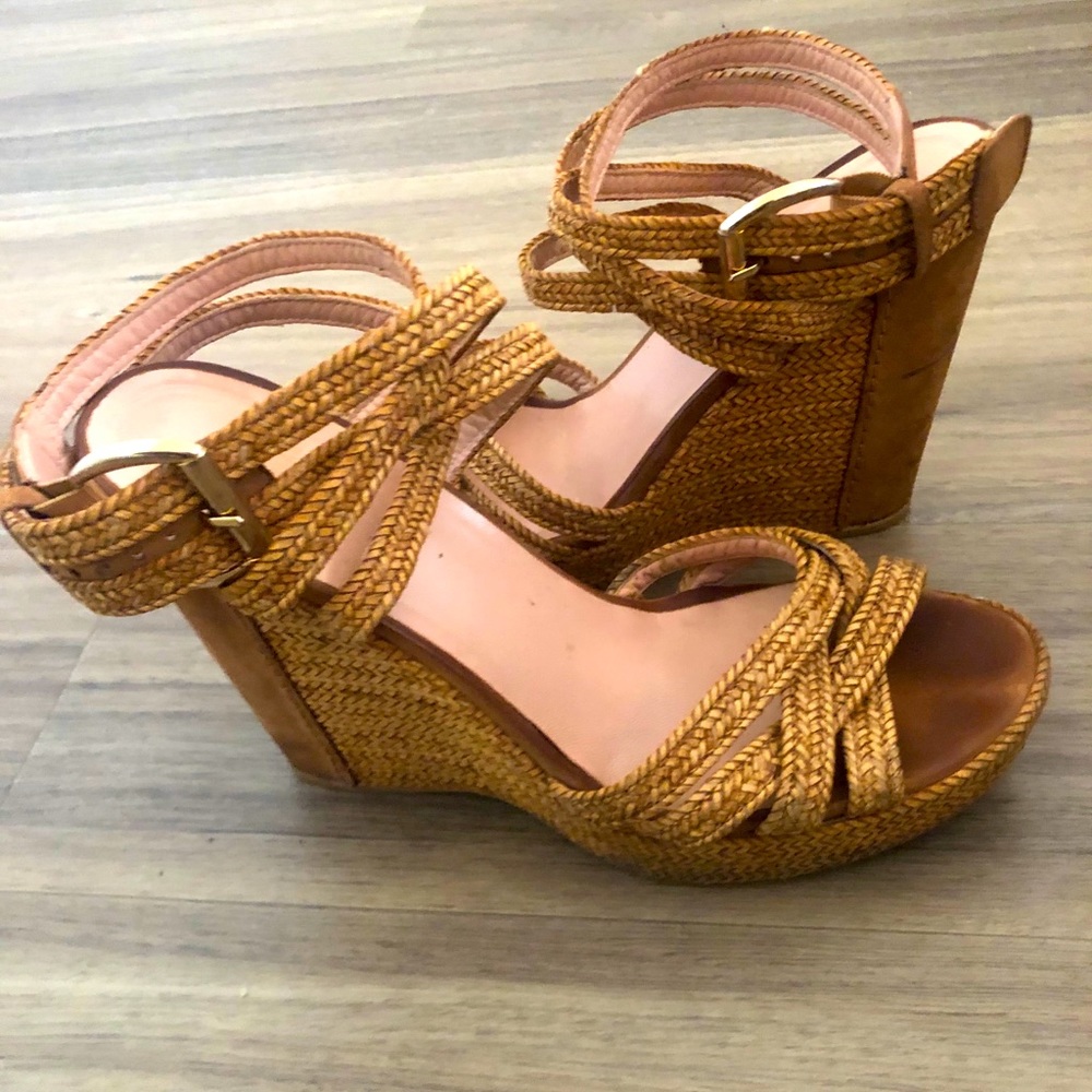Stuart Weitzman braided wedge